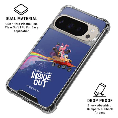 Disney Inside Out Joy and Bing Bong Pixel 9/9 Pro Clear Case